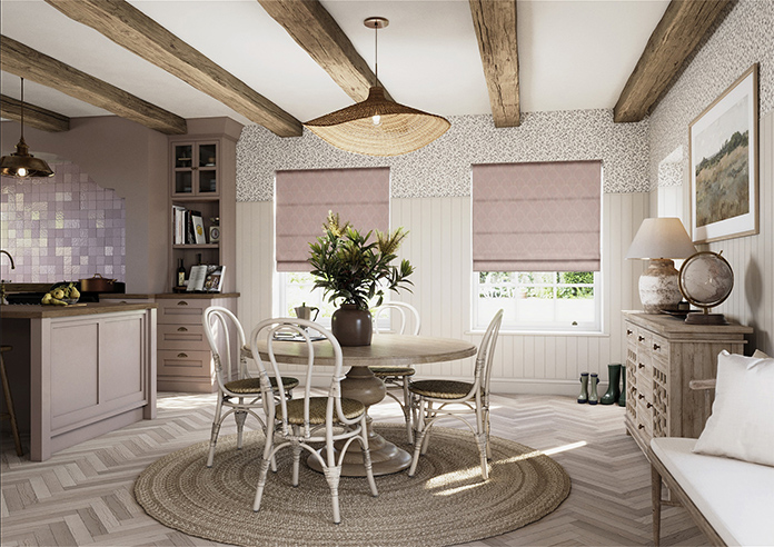 Boudoir, Blush - Roman Blind - Image 7